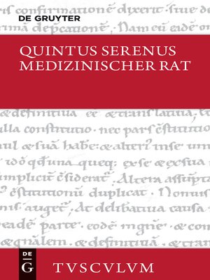 cover image of Medizinischer Rat / Liber medicinalis